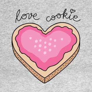 Love Cookie Pink Heart T-Shirt